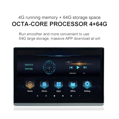 Car Headrest Video Player - 13.3 Inch