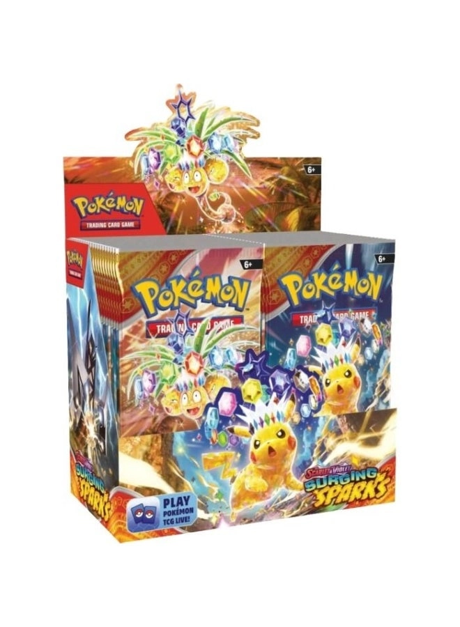 TCG Scarlet & Violet 8 Surging Sparks Three Booster Blister