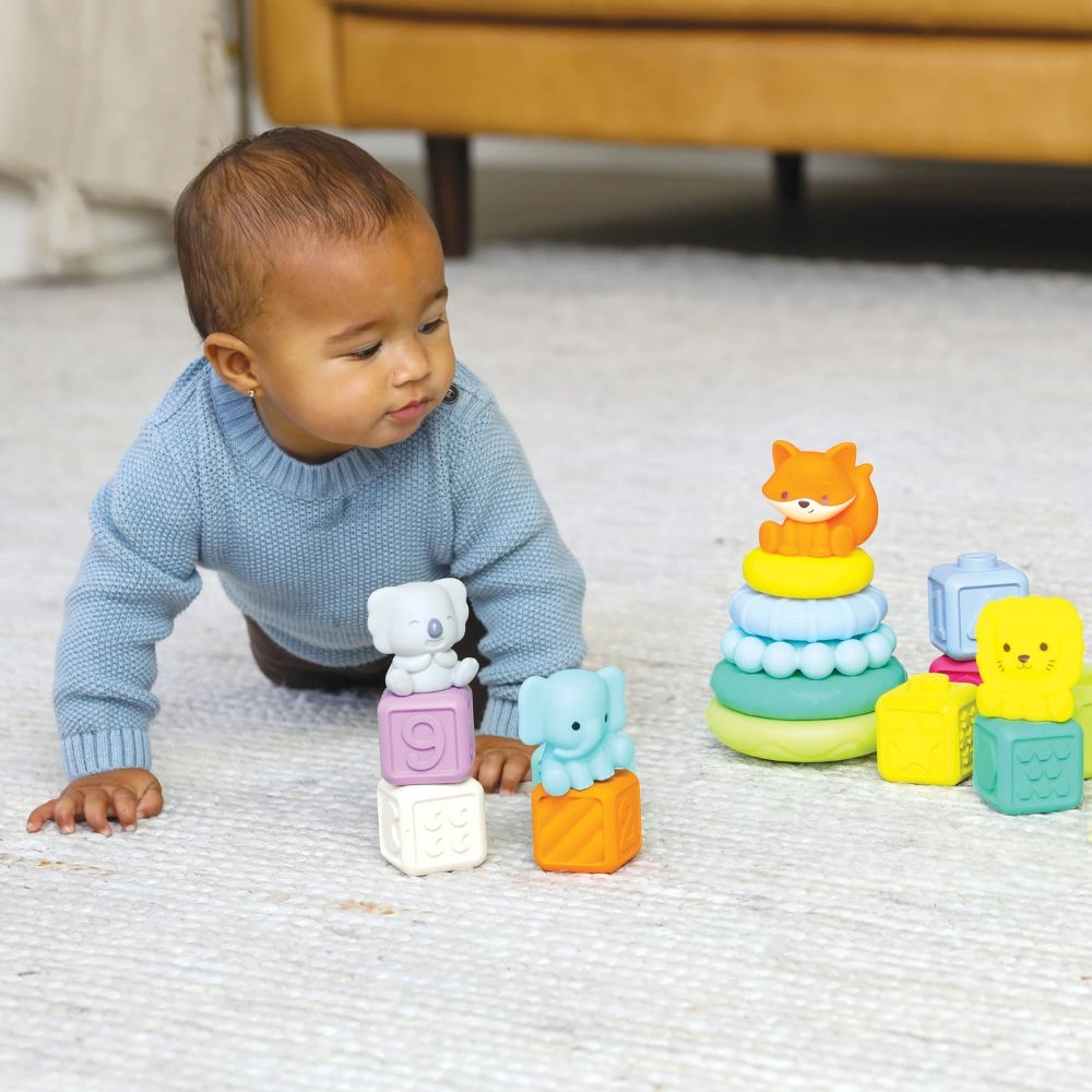 Stackables Balls, Blocks And Buddies Activity Playset - Suitable for 3 months and above