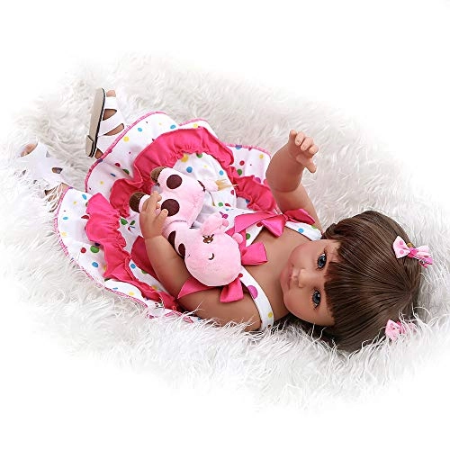 Reborn Doll - 22 inch 55cm Silicone Full Body Gifts Set