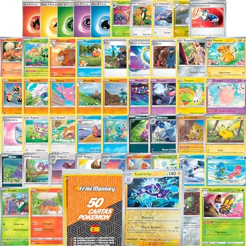 Pokemon Cards Pack - Spanish 51pcs