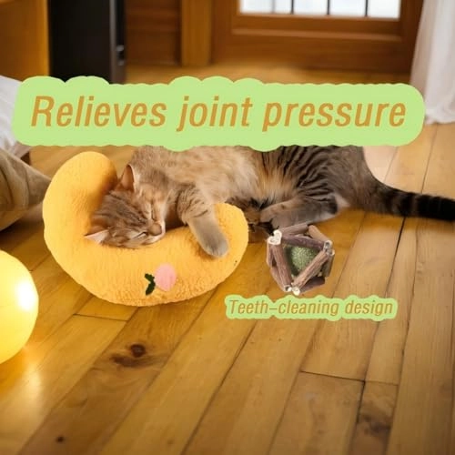 Soft Cat Pillow - Cotton