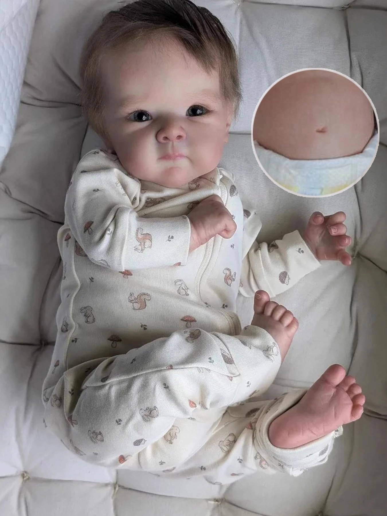 Reborn Baby Doll - 50 cm Silicone Vinyl Ages 3+
