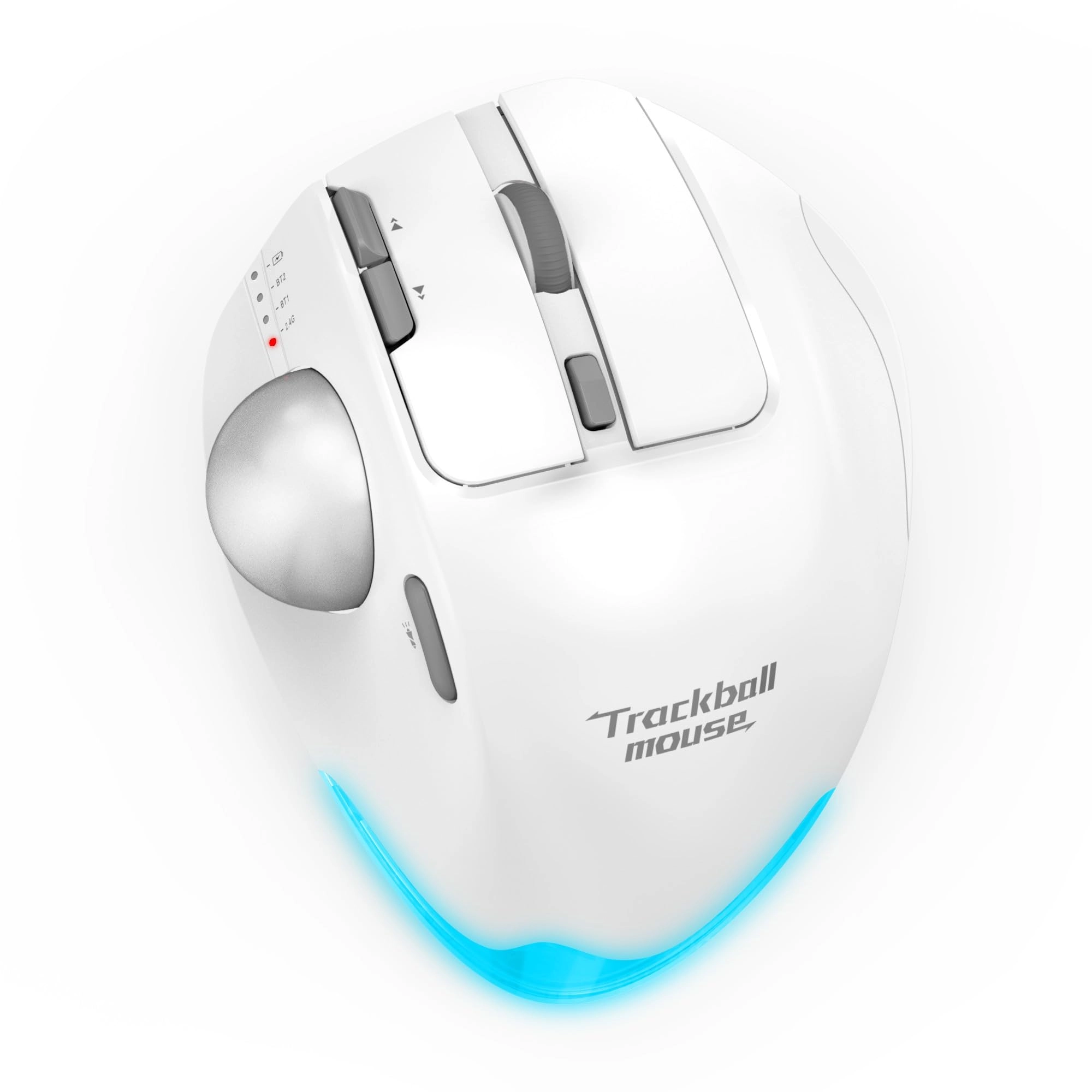 JOMAA Trackball Mouse - Bluetooth, USB 800/1200/1600/2400/4800 CPI