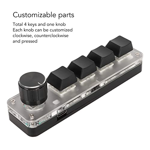 USB Mini 4 Key Keypad - Wired/Wireless