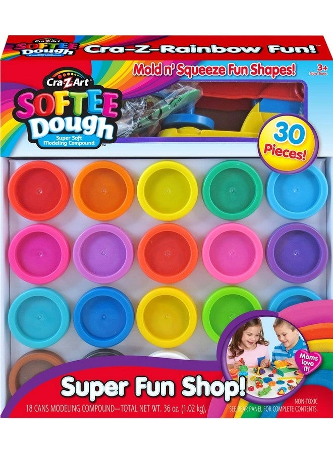 Super Rainbow Softee Dough Color Pack - 30 pcs