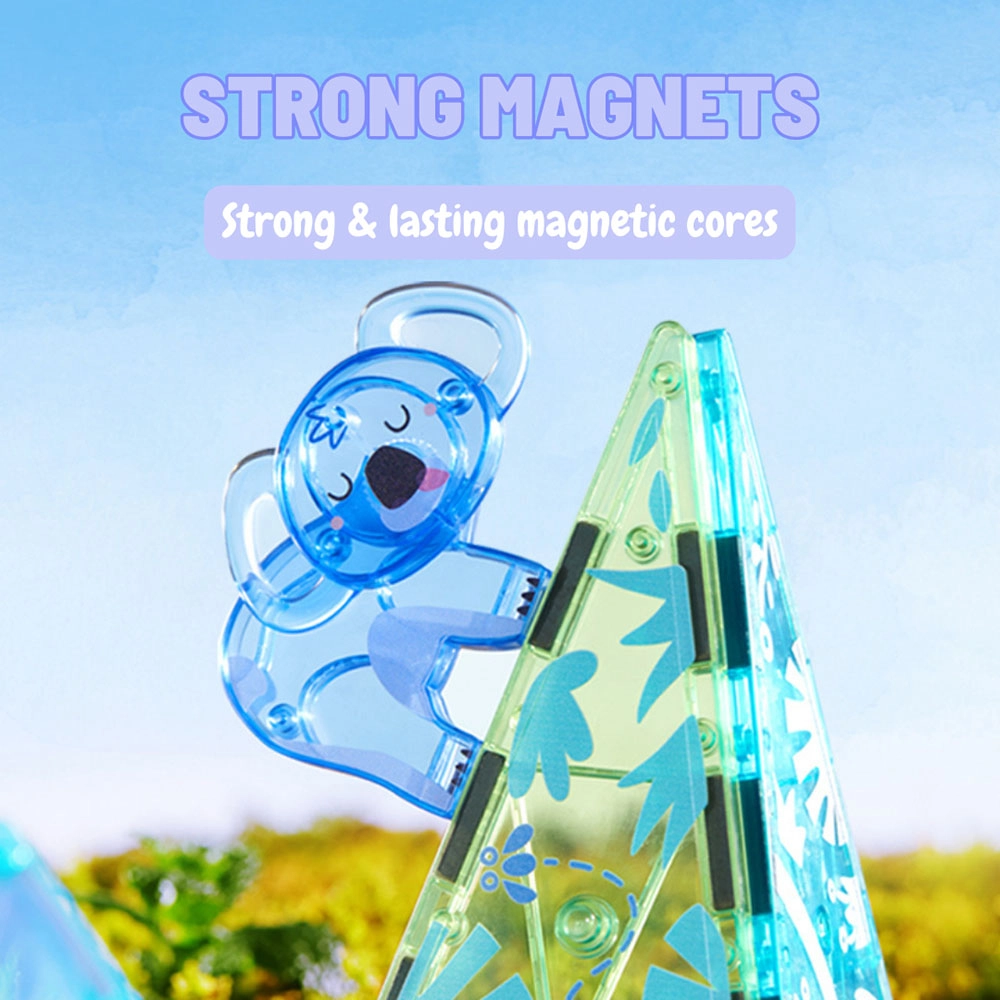 Animal Magnetic Tiles - Animals 40 pcs