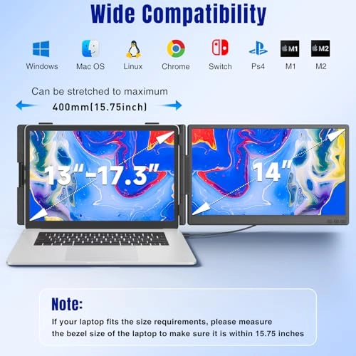 Laptop Screen Extender - USB-C/HDMI Port
