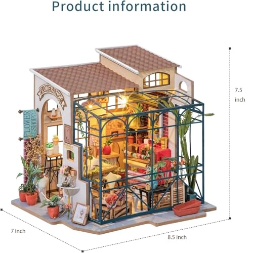 DIY Miniature Dollhouse Kit - Halloween/Christmas 1:20