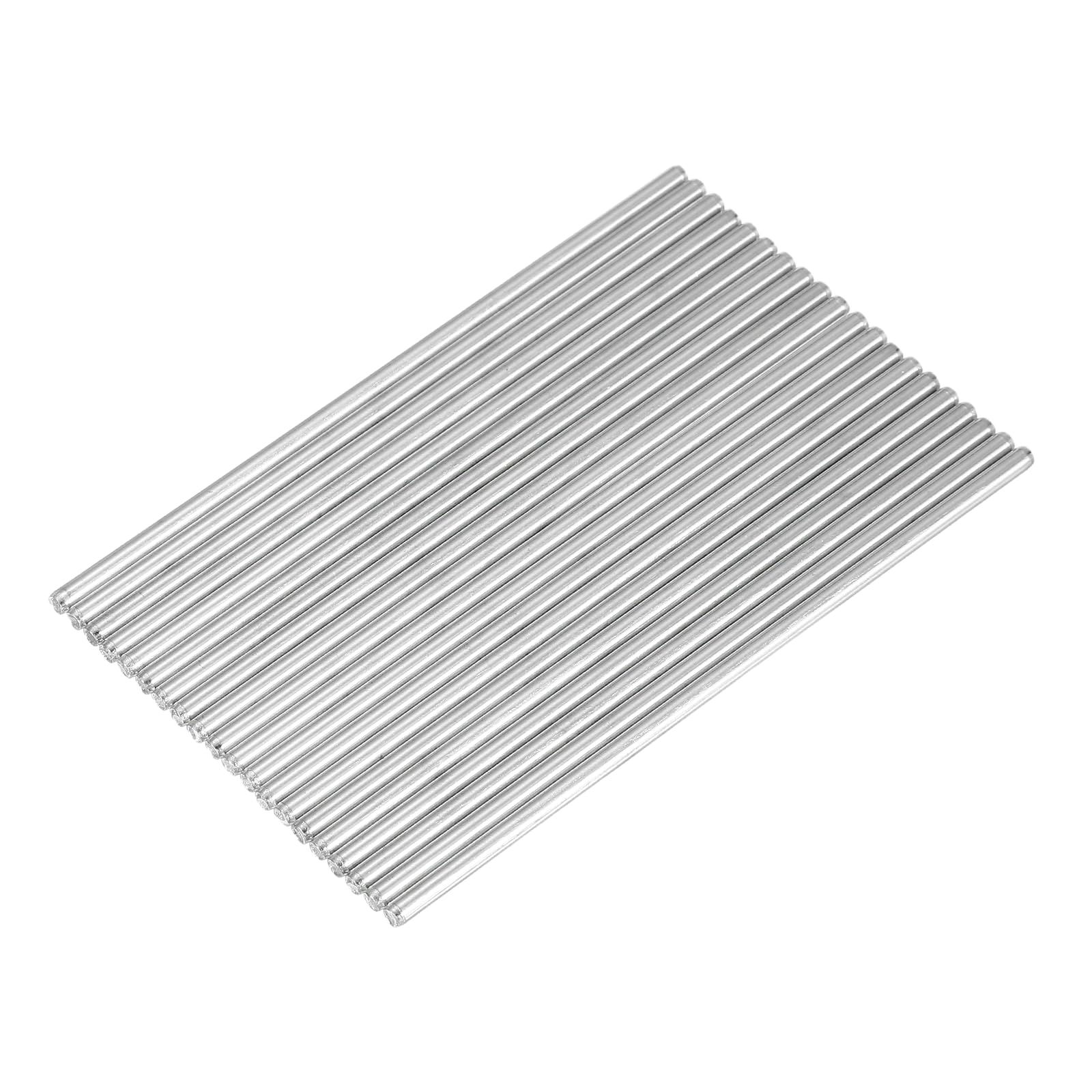 SourcingMap Round Rod Axles - 3 x 100mm 20pcs