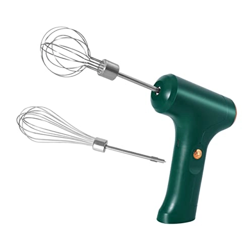 Electric Egg Beater Handheld Mixer - Green 1200 mAh