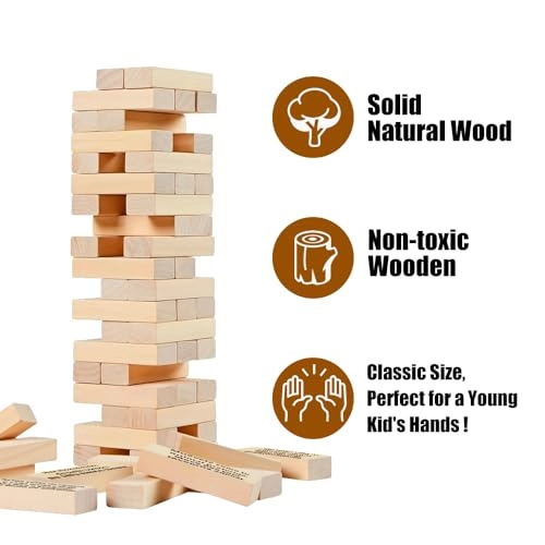 Spanish Stacking Tower Game - 5 years and up 54 pieces