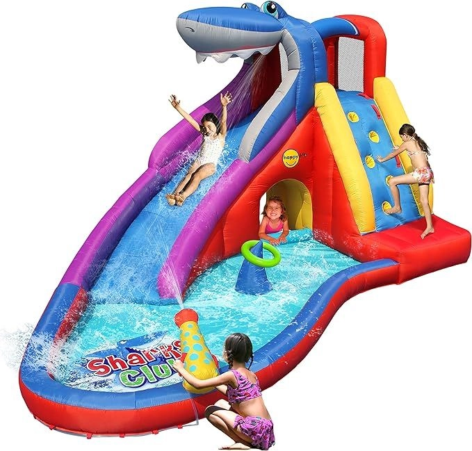 HappyHop Shark Club Slide - Diving & Swimming Pool Toys