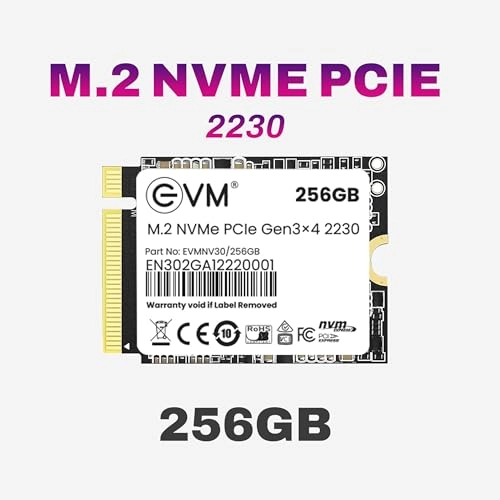 M.2 NVMe Internal SSD - 256GB M.2