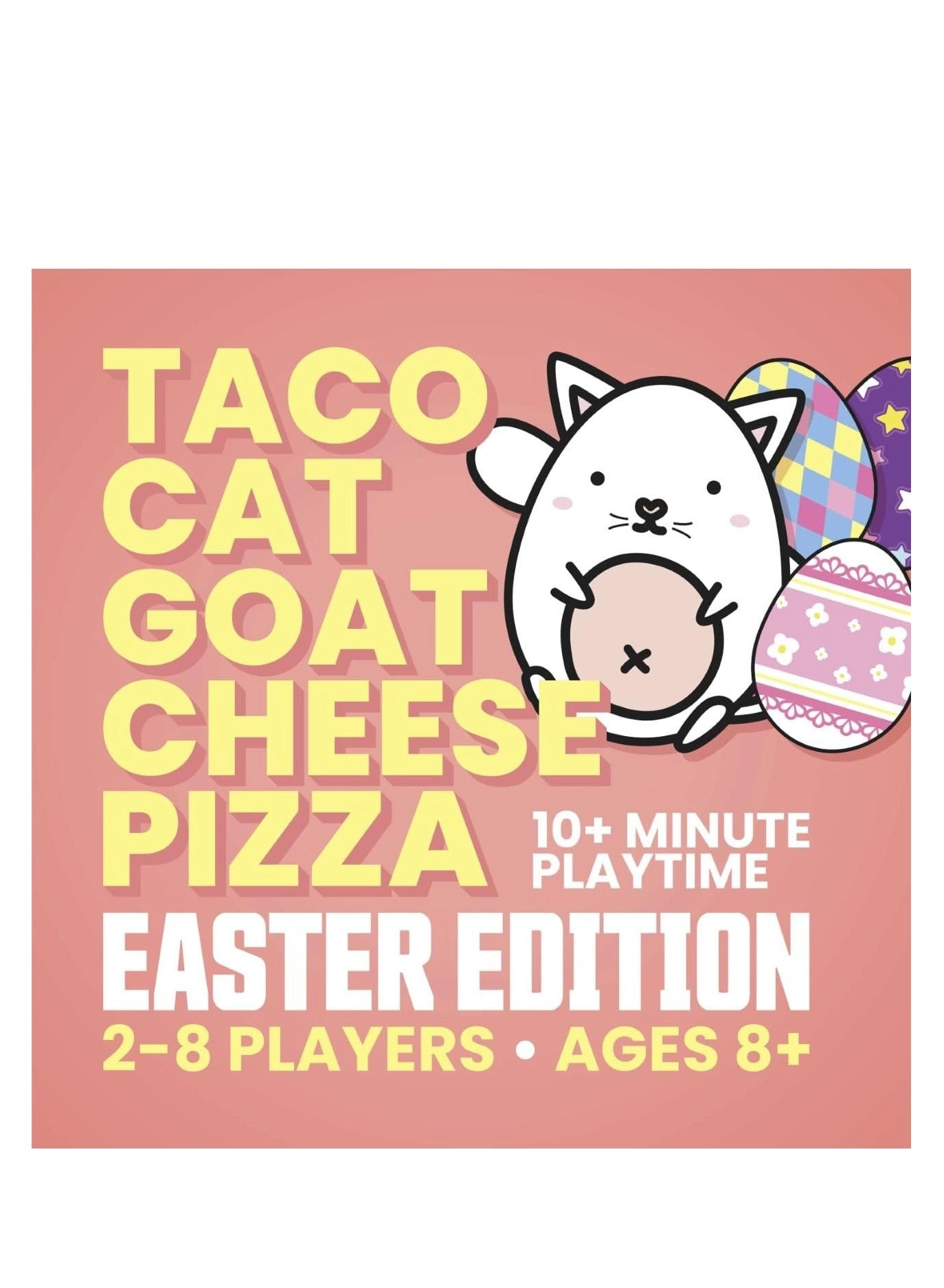 Taco Cat Goat Cheese Pizza: Easter Edition