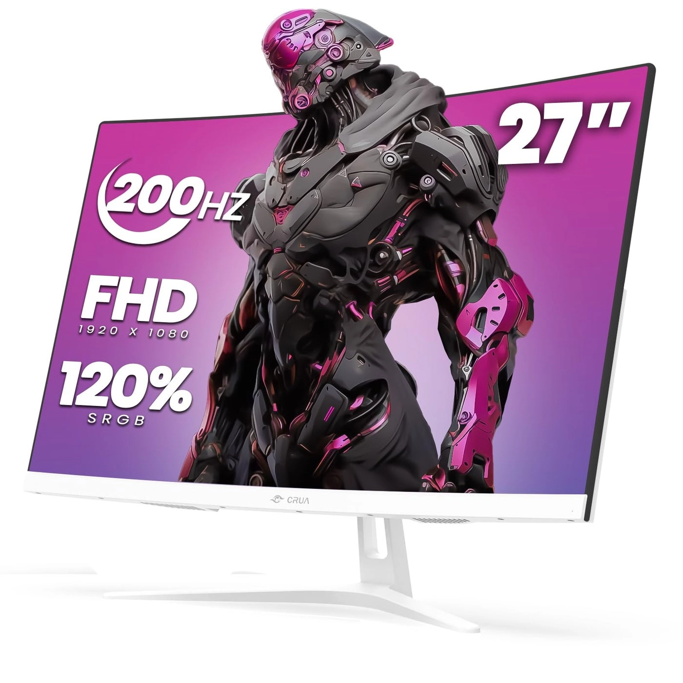 CRUA Curved Gaming Monitor - 27" 1920x1080P