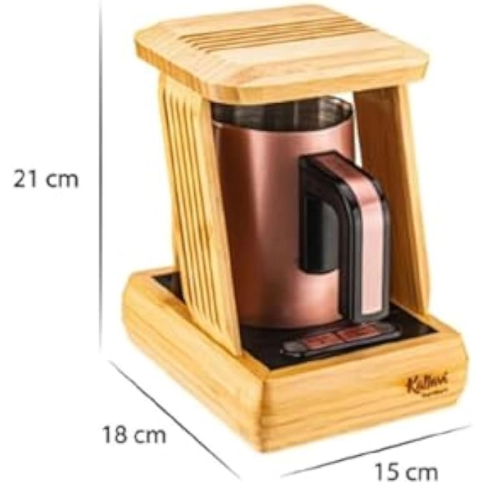 Turkish Coffee Maker - Electric Pot Portable 6 Cups
