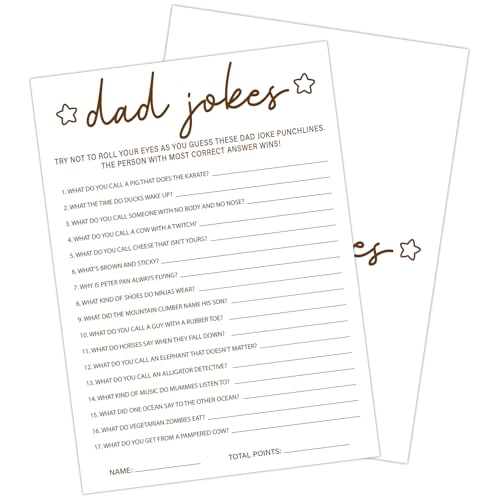 Baby Shower Games - English Adult 30pcs