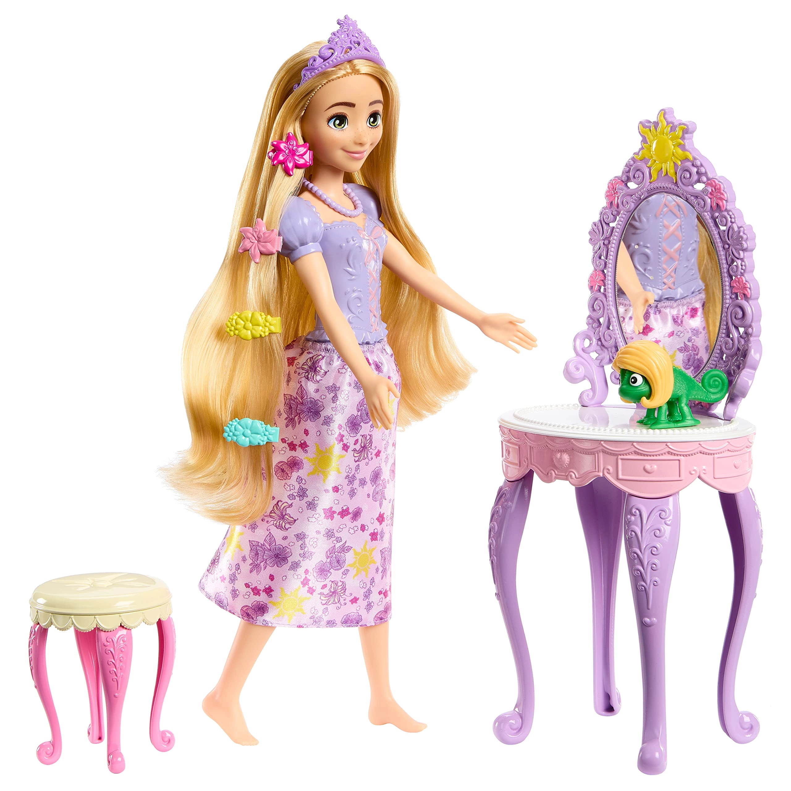 Mattel Rapunzel Doll - with Clothes Pascal 10 Movie-Inspired Accessories Ages 3+
