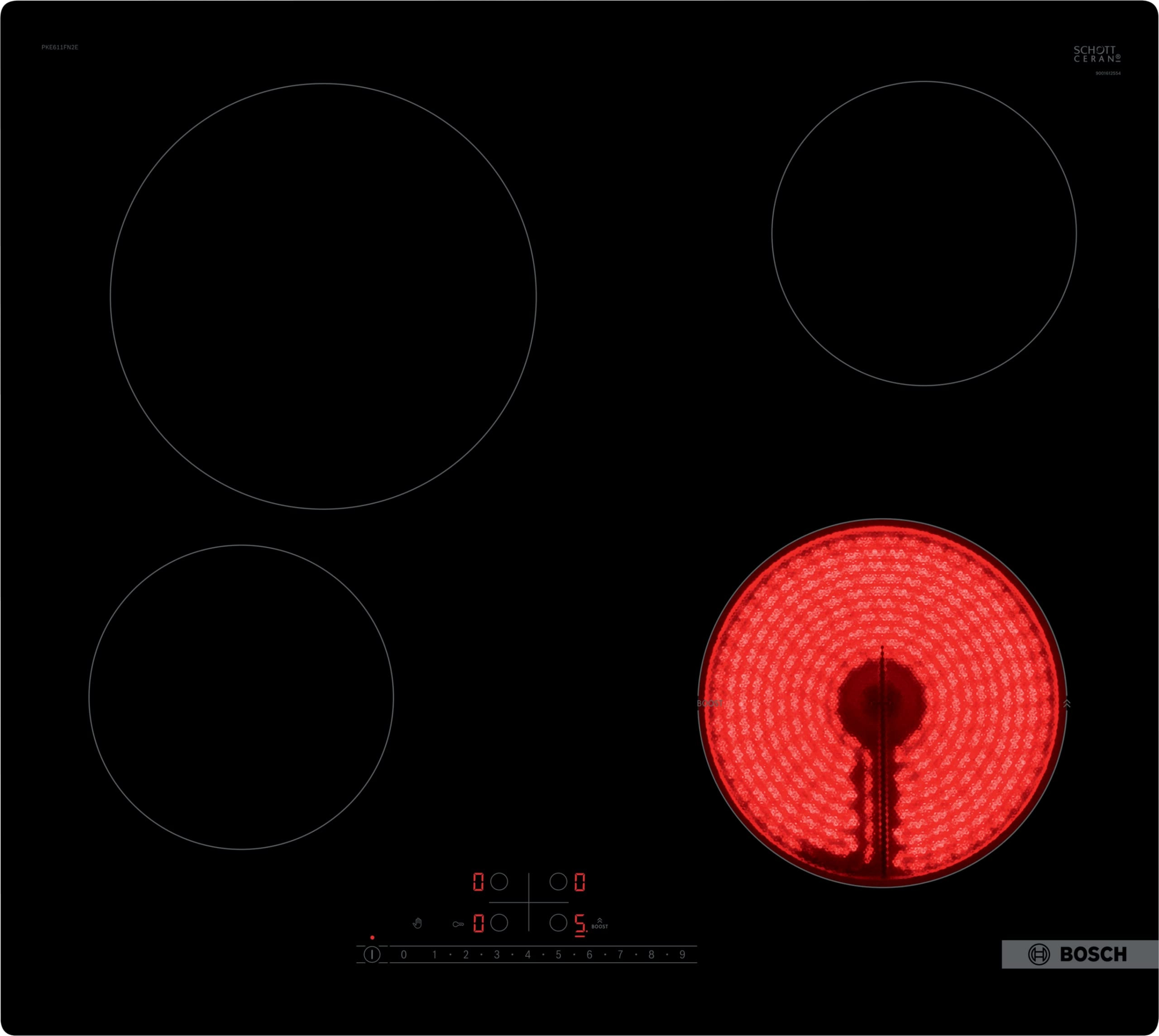 Bosch Series 6 PKE611FN8E Electric hob