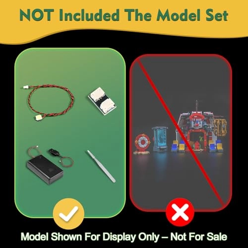 Light kit Compatible with Lego 75637 Buggy The Clown's Circus Tent - LED USB powered