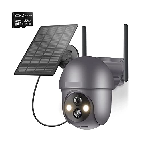 Outdoor Solar Security Camera 2K