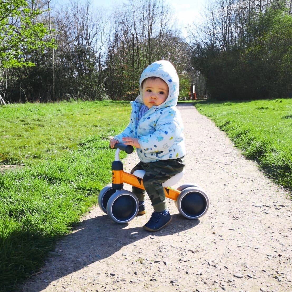 Baby Balance Bike - Benny Tiger Orange