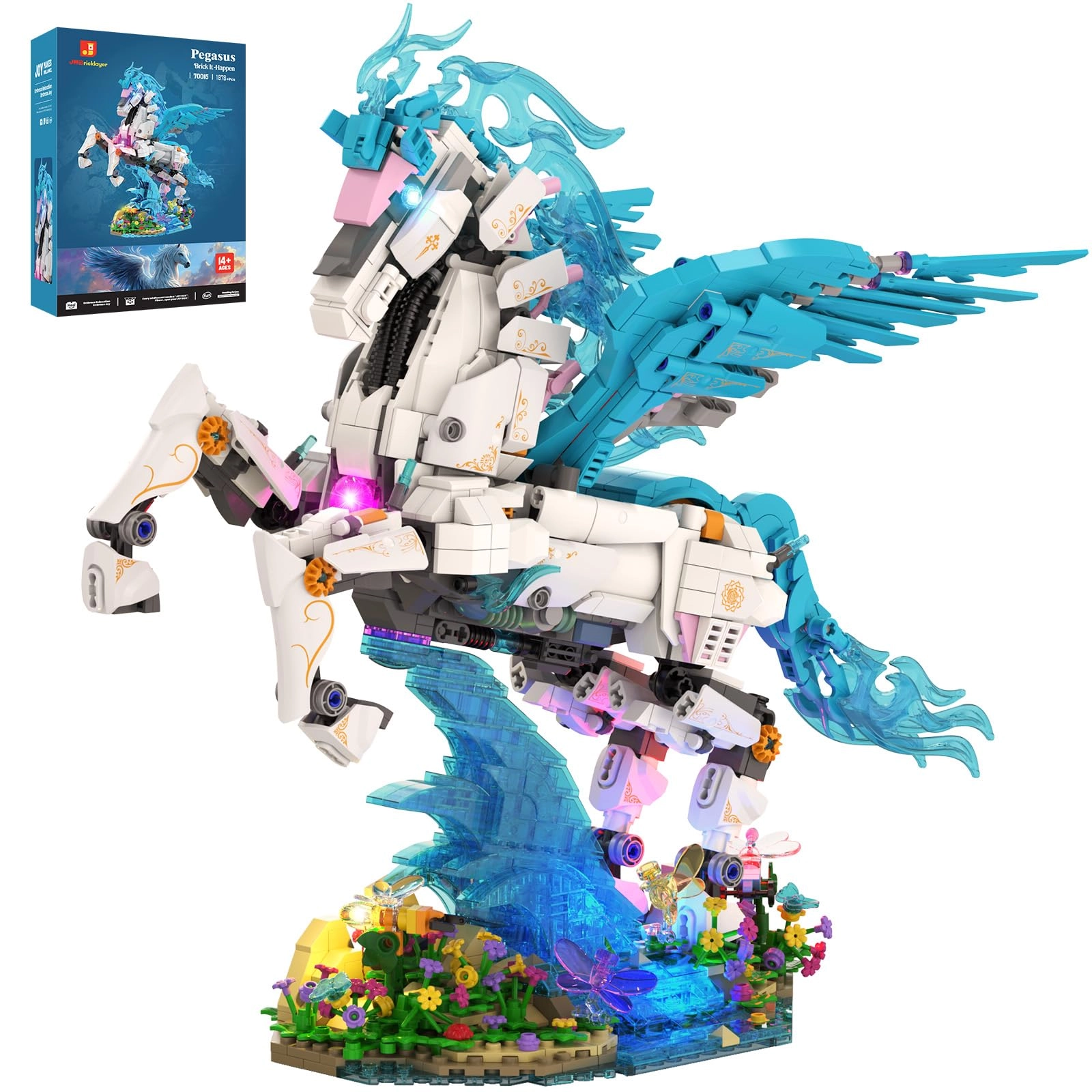 Shenzhen Aifu Network Technology Co.,Ltd Pegasus Building Set - Fantasy Pegasus 1,878 pcs