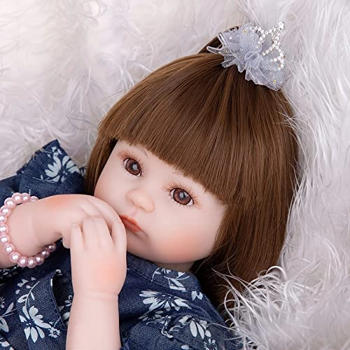 Reborn Baby Doll - 16.5 Inch Vinyl Toddler Girl