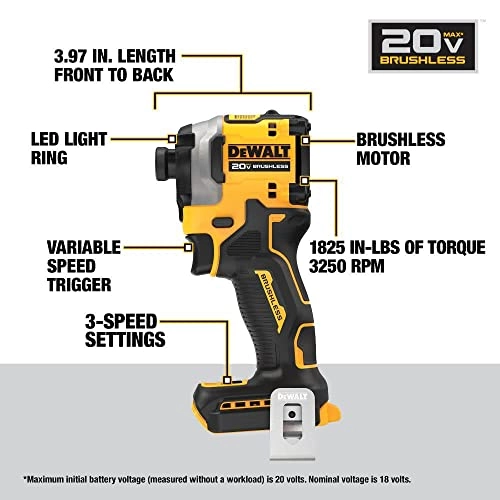 ATOMIC 20V MAX Impact Driver - Brushless 3-Speed