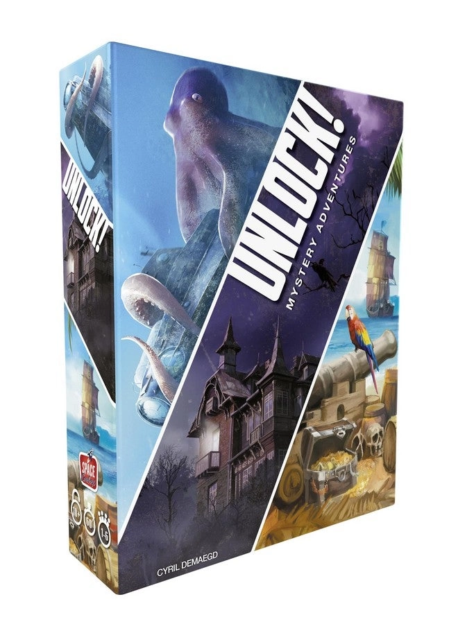 Space Cowboys UNLOCK! Mystery Adventures - Card Game Escape Room-Inspired Cooperative Adventure