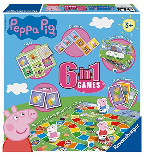 Peppa Pig 6-in-1 Game - 104 3 years and up English