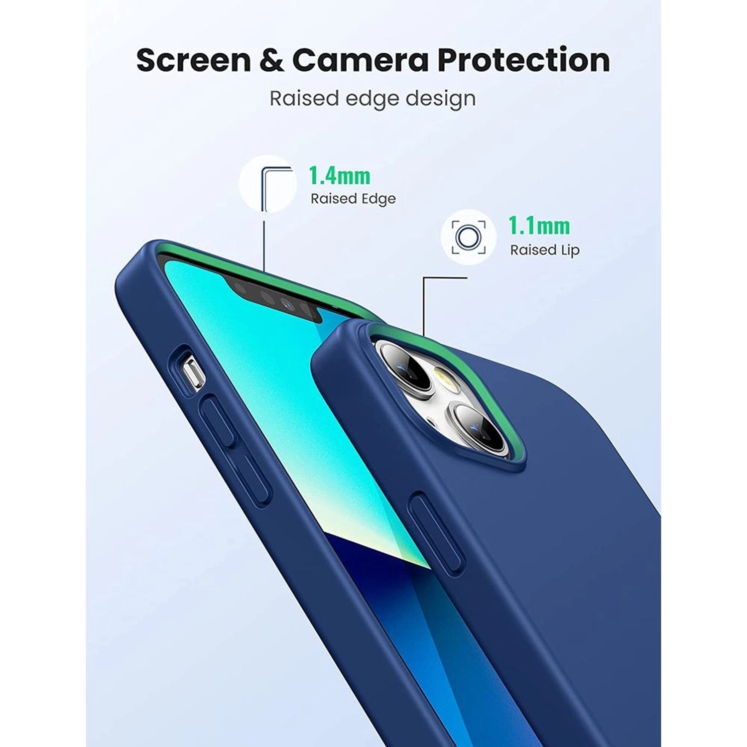 Protettivo-Series - Silicone Back Case for Apple iPhone 13