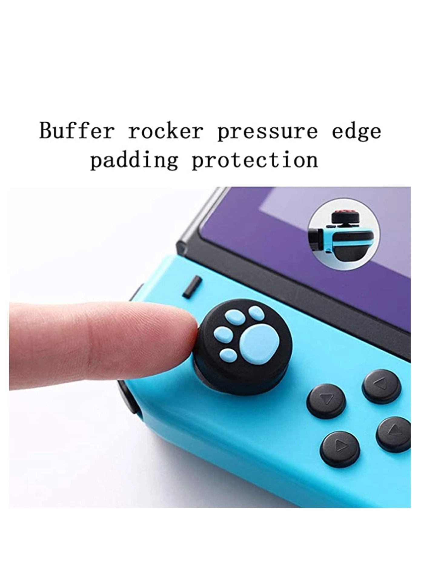 Silicone Thumb Grip Caps - Switch Switch Lite and Joy-Con Controller
