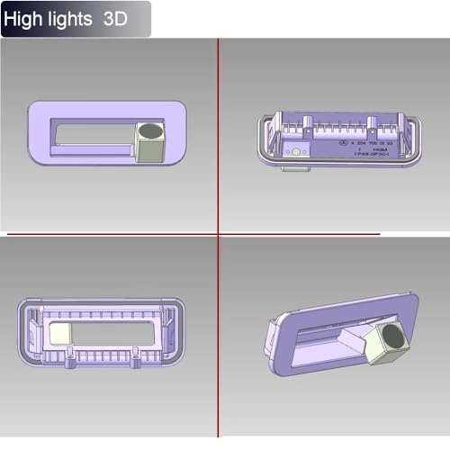 GLK Class X204 - Night vision 1280 x 720 pixels