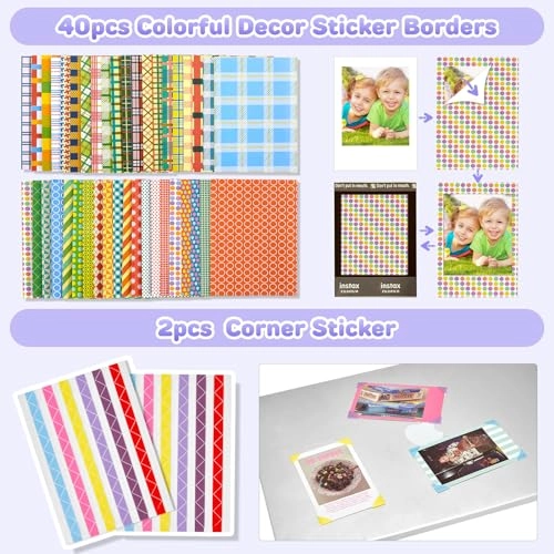Instant Camera Accessory Set for Instax Mini 12 - 19 x 12 x 2 cm Mini 12/11/9