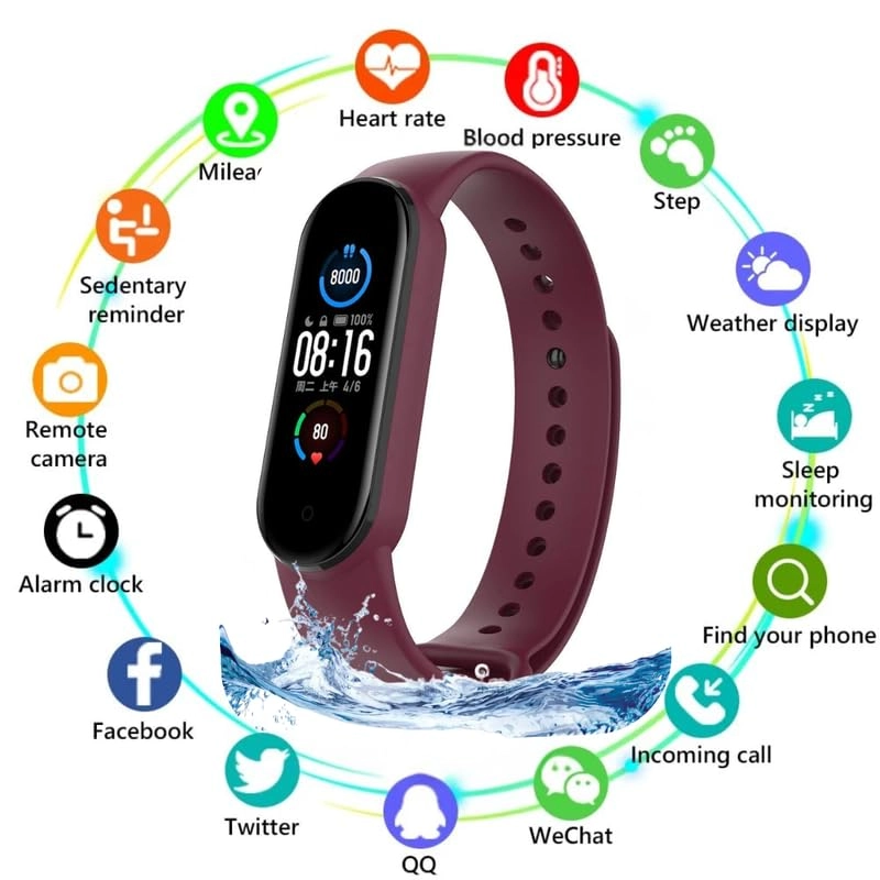 R5 Pro - SpO2 Heart Rate Sleep Monitor