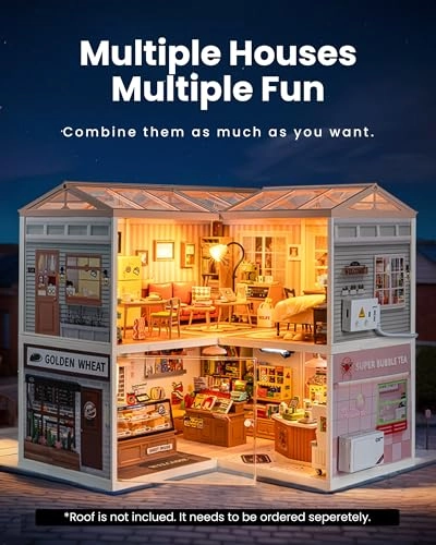 DIY Miniature House Kit - DAILY INSPIRATION CAFE 1:24