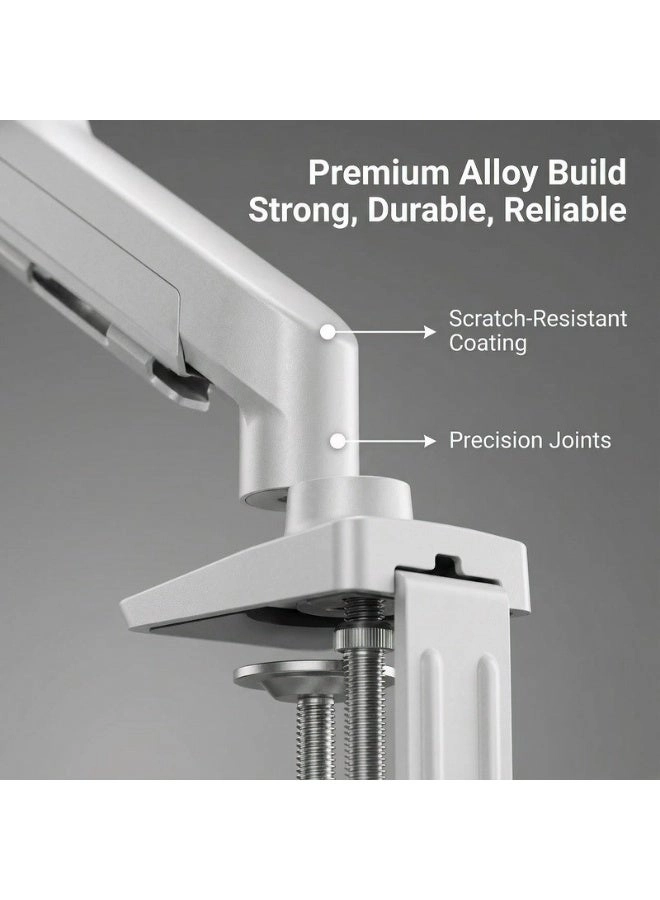 Desktop display single arm bracket - 13-34 inch 75x75/100x100mm