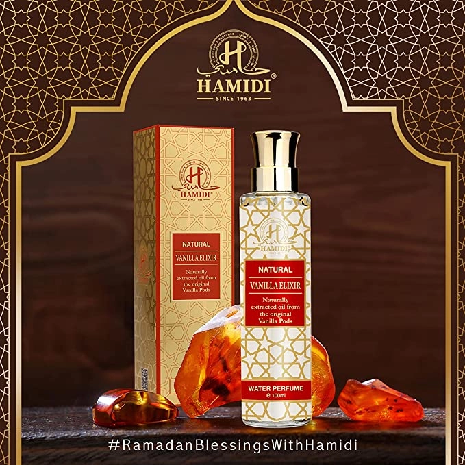 Natural Vanilla Elixir - 100ml + Natural Oud - 100ml + Natural Jasmine - 100ml + Natural Amber - 100ml