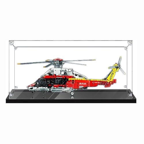 Acrylic Display Case - 75 x 55 x 30 cm for 42145 Rescue Helicopter