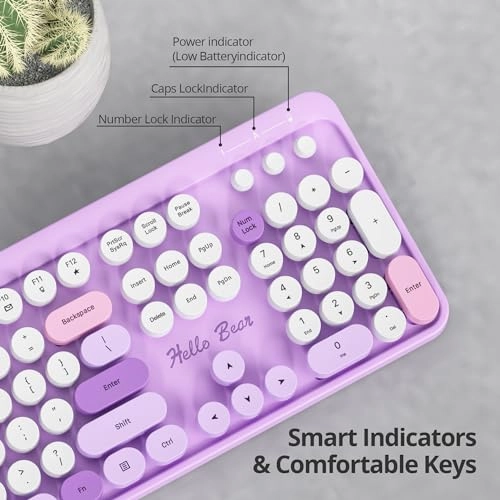 Colorful Keyboard - Wireless