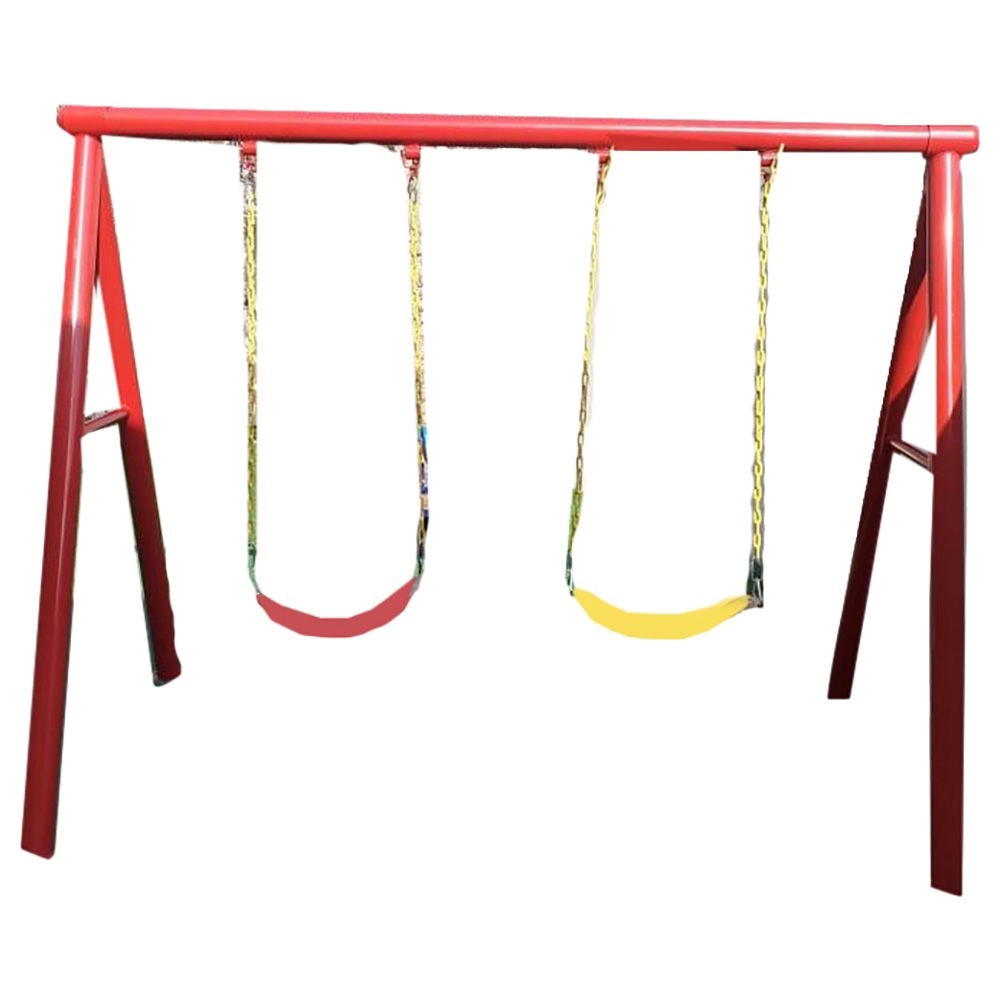 Gambol Twin Swings - Metal Blue