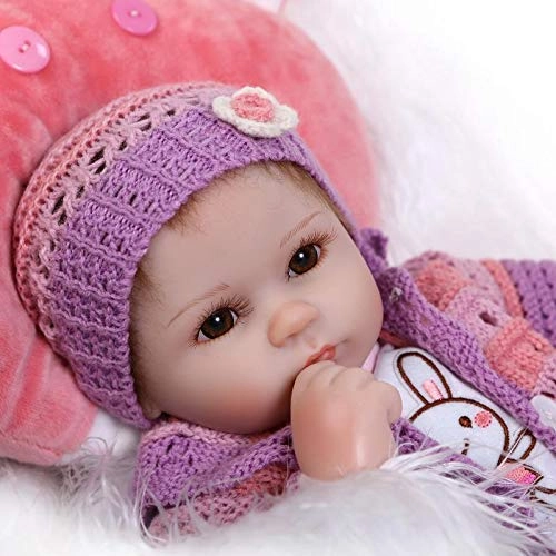 iCradle Reborn Baby Doll - 17 Inch Silicone Vinyl Ages 3+