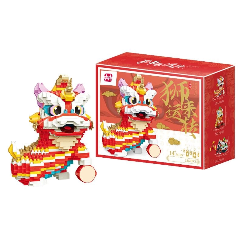 Menbis 60517 - Chinese Lion Dance 1181 pcs