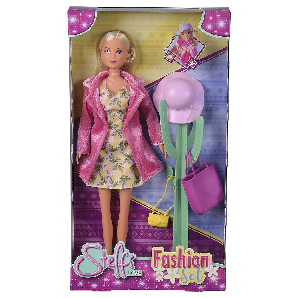 Simba Steffi Love Fashion Doll - pink dress Clothes Stand Ages 3+