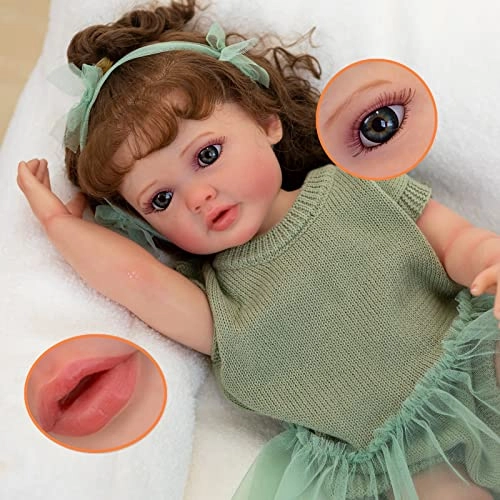 Reborn Baby Doll - 22 Inch Silicone Vinyl Baby Girl