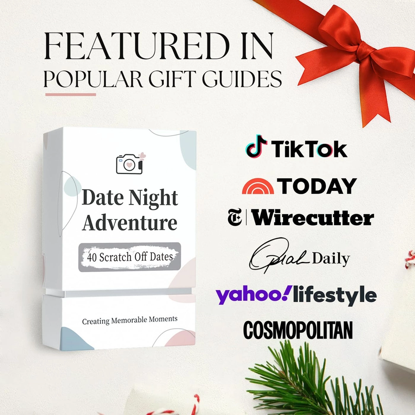 40 Date Ideas for Couples - Scratch Off Keepsake Album