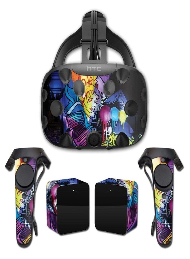 Skin Compatible with HTC Vive - Kickflip - Vinyl Decal Protective