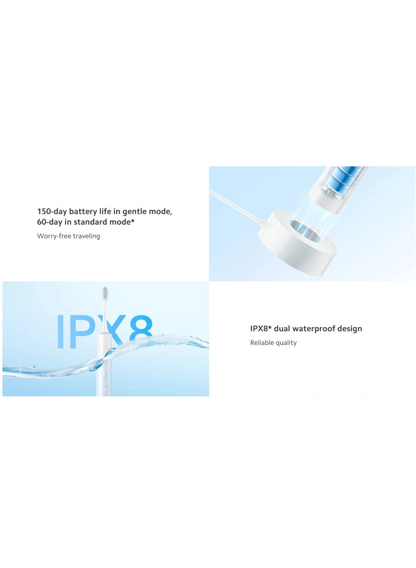 T302 - Dark Blue IPX8 Whitening